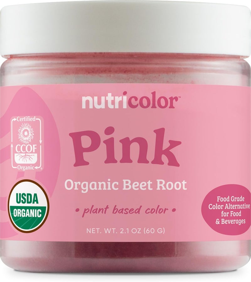 Nutricost Nutricolor Pink Organic Beet Root Powder - Image 1
