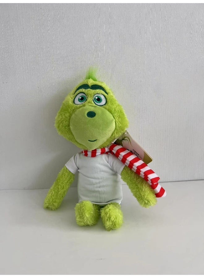 Grinch Doll Plush Toy For Kids Children's Cartoon Plush Toy Holiday Gift Birthday Party Favor And Home Decoration - Image 3