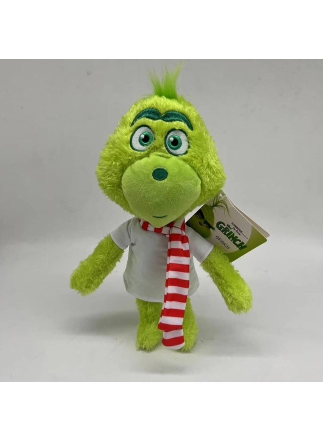 Grinch Doll Plush Toy For Kids Children's Cartoon Plush Toy Holiday Gift Birthday Party Favor And Home Decoration - Image 1