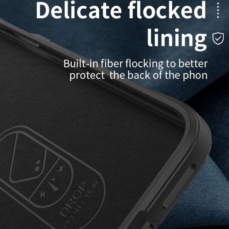 SPAZY CASE® Moto G85 5G Back Cover | Rubber Case with Soft Silicone + Smooth Surface Protective Back Cover for Moto G85 5G - Black - Image 3