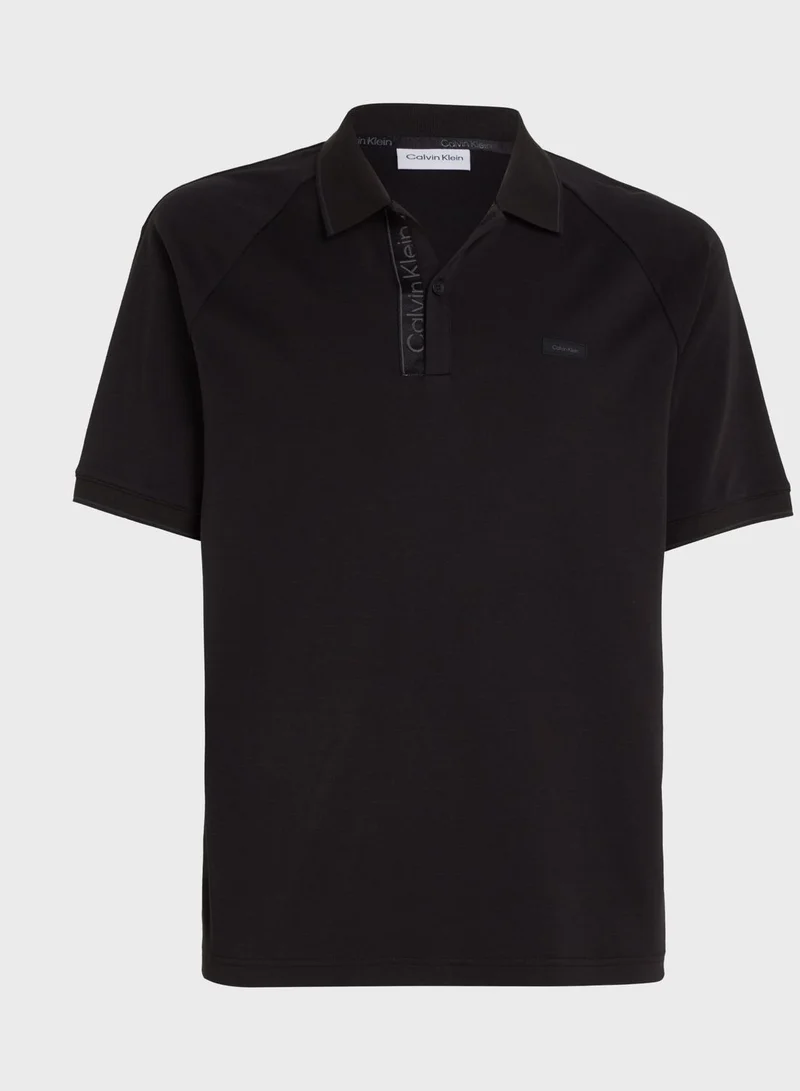 CALVIN KLEIN Logo Polo