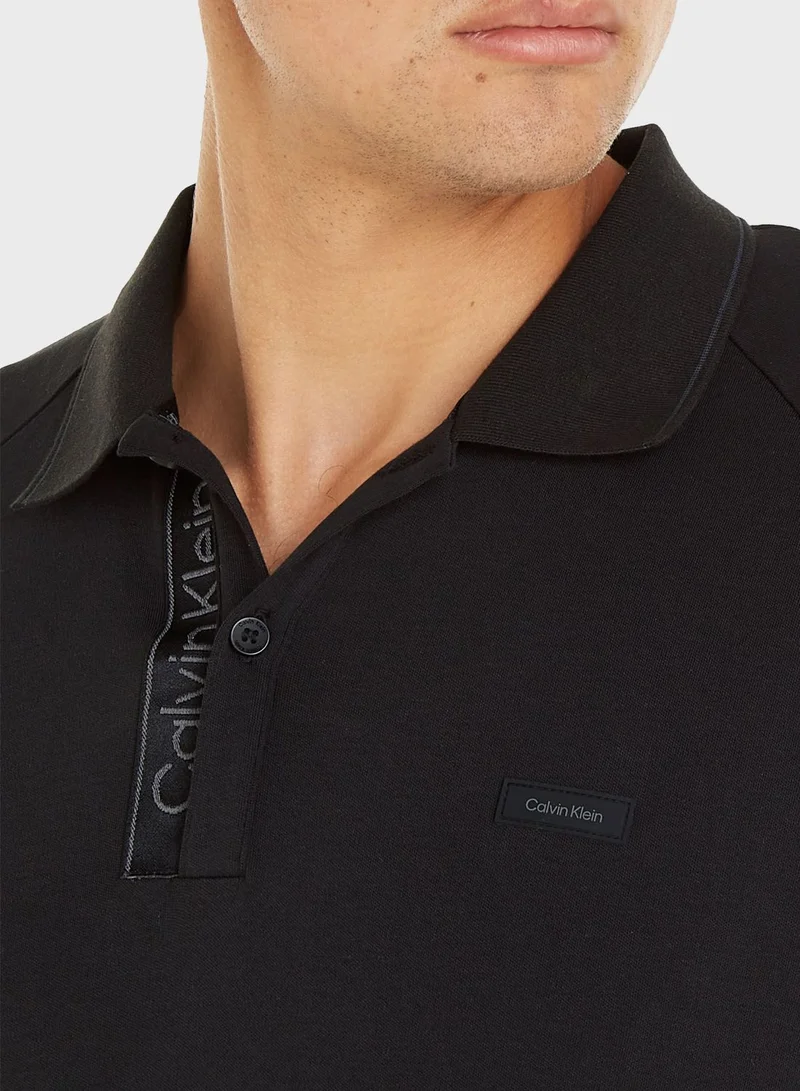 CALVIN KLEIN Logo Polo