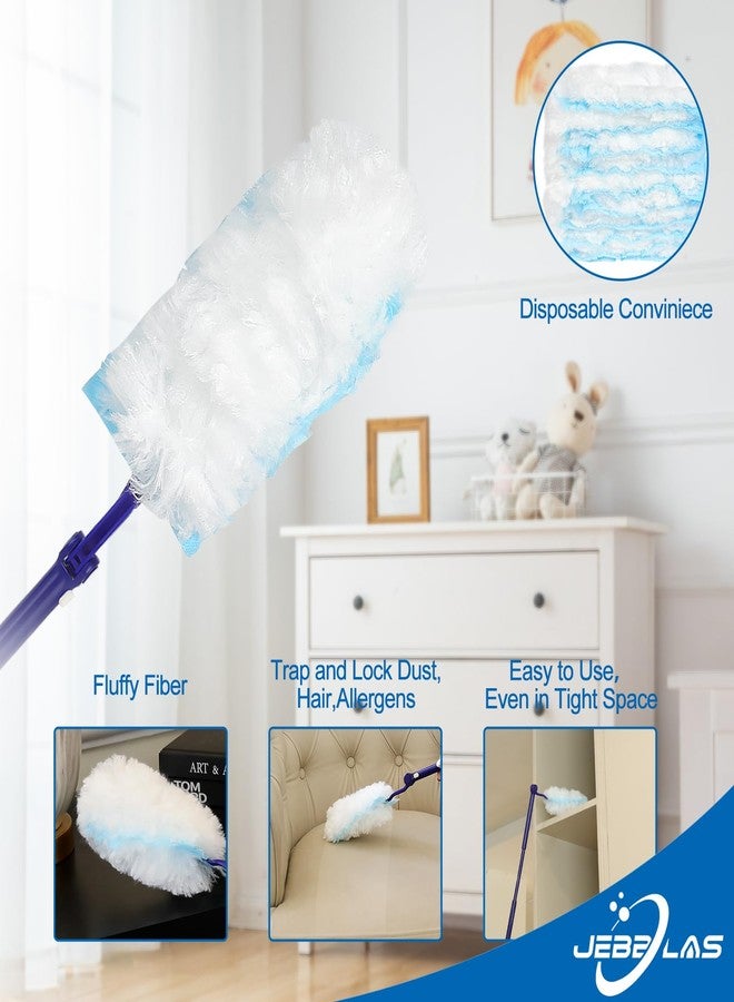 JEBBLAS Heavy Duty Duster Refills, 360 Degree Dusters Refills, Heavy Duty Electrostatic Duster Head, Total 30 Count - Image 4
