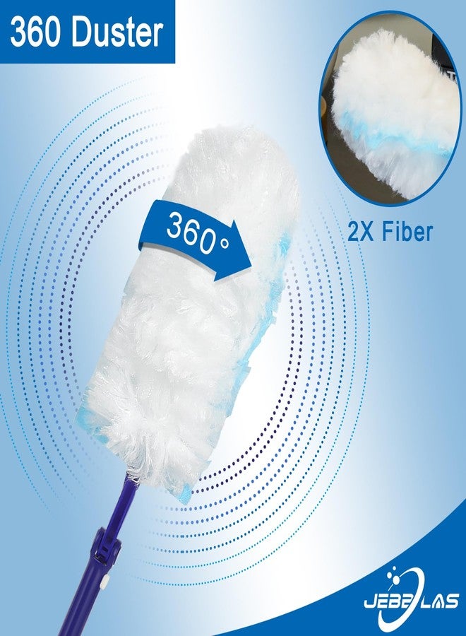 JEBBLAS Heavy Duty Duster Refills, 360 Degree Dusters Refills, Heavy Duty Electrostatic Duster Head, Total 30 Count - Image 2