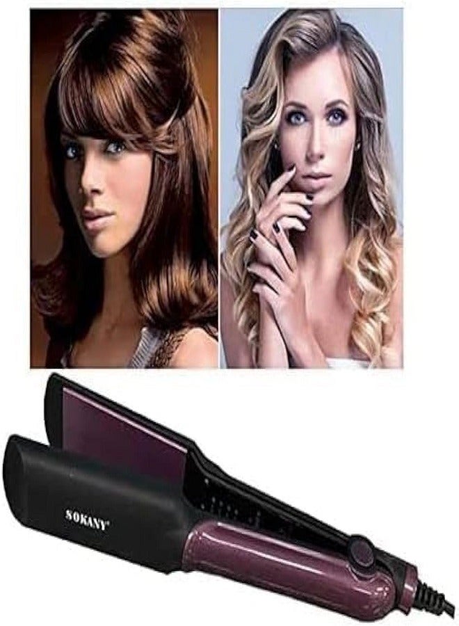 sokany SY-6505 Professional Hair Straightener Multicolour - Image 5
