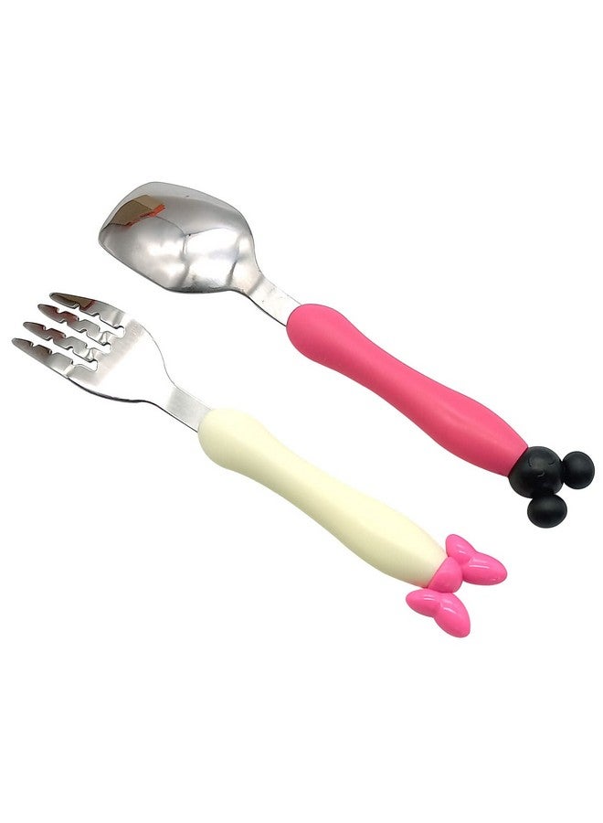 GARASANI Children Spoon Fork Set Baby Feeding Spoon Stainless Steel Kids Eating Utensils Toddler Baby Flatware Accessories - Image 2