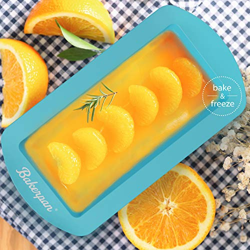 Bakerpan Silicone Mini Loaf Pans for Baking, Mini Cake Pans, 4.5 Inch Baking Pan, Reusable Baking Mold - Set of 4 - Image 3