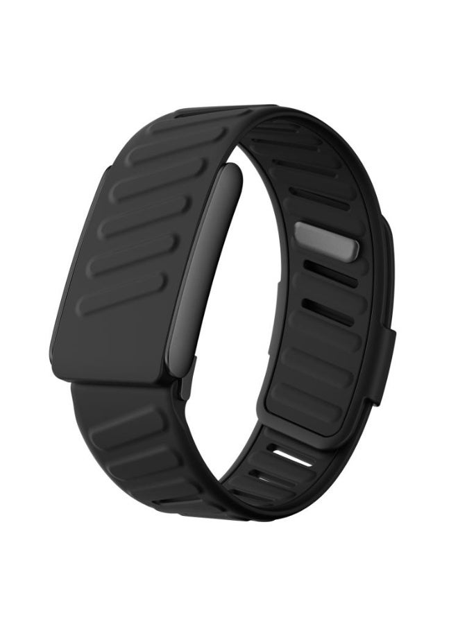 Sports Strap Compatible with Whoop 4.0 & 3.0 Soft and Breathable Silicone Strap Replacement black - Image 1