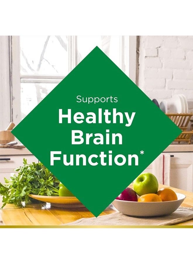 NATURE'S BOUNTY Ginkgo Biloba Capsules 120mg, Memory Support Supplement, Supports Brain Function and Mental Alertness, 100 Capsules  - Image 3