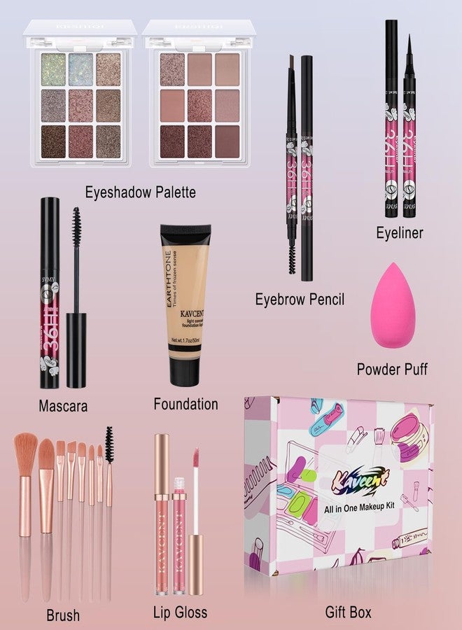 KAVCENT Makeup Set for Teens Makeup Kit for Women Full Kit Eyeshadow Palette Foundation Makeup Gift Set for Teen Girls Women Christmas Gifts Teenagers 13-15 - Image 2