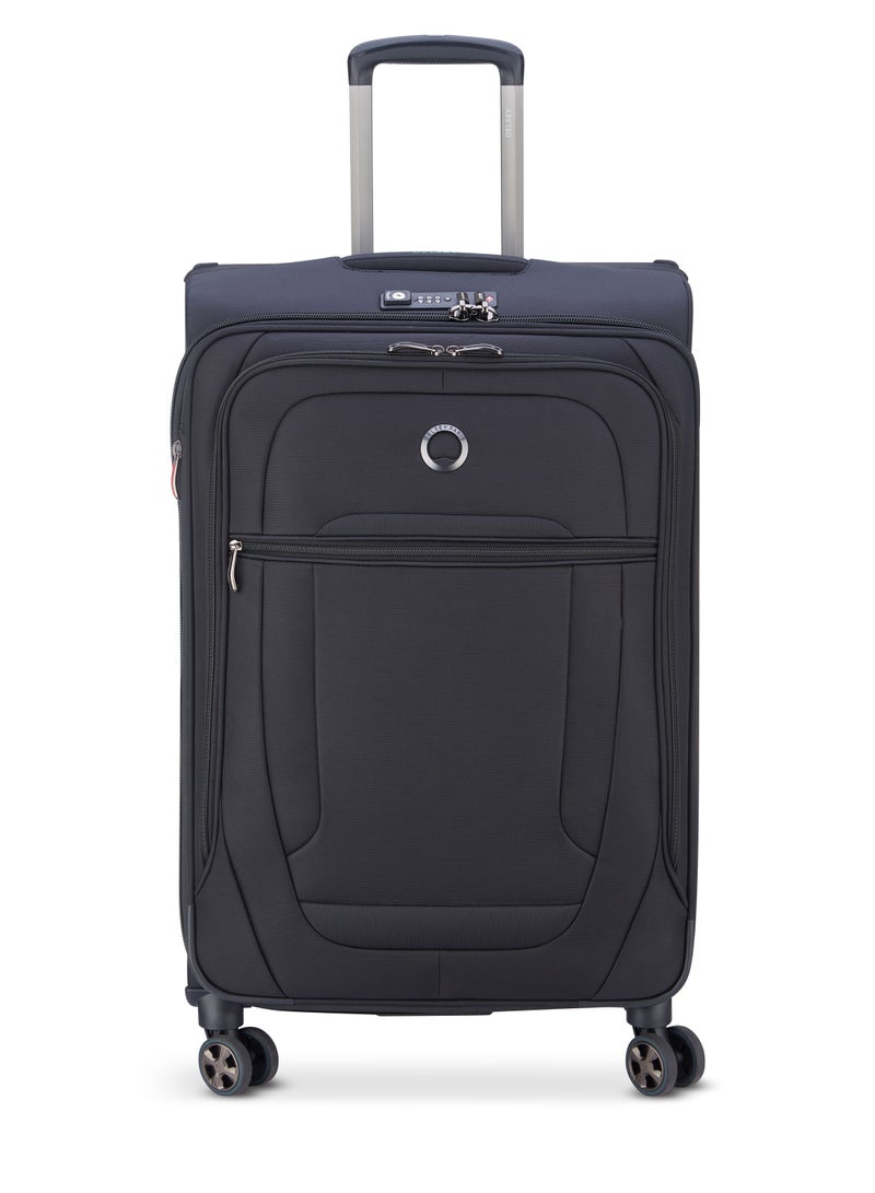 ديلسي _باريس حقيبة سفر هليوم ديلوكس بعجلات مزدوجة قابلة للتوسيع  سم - أسود - Image 1