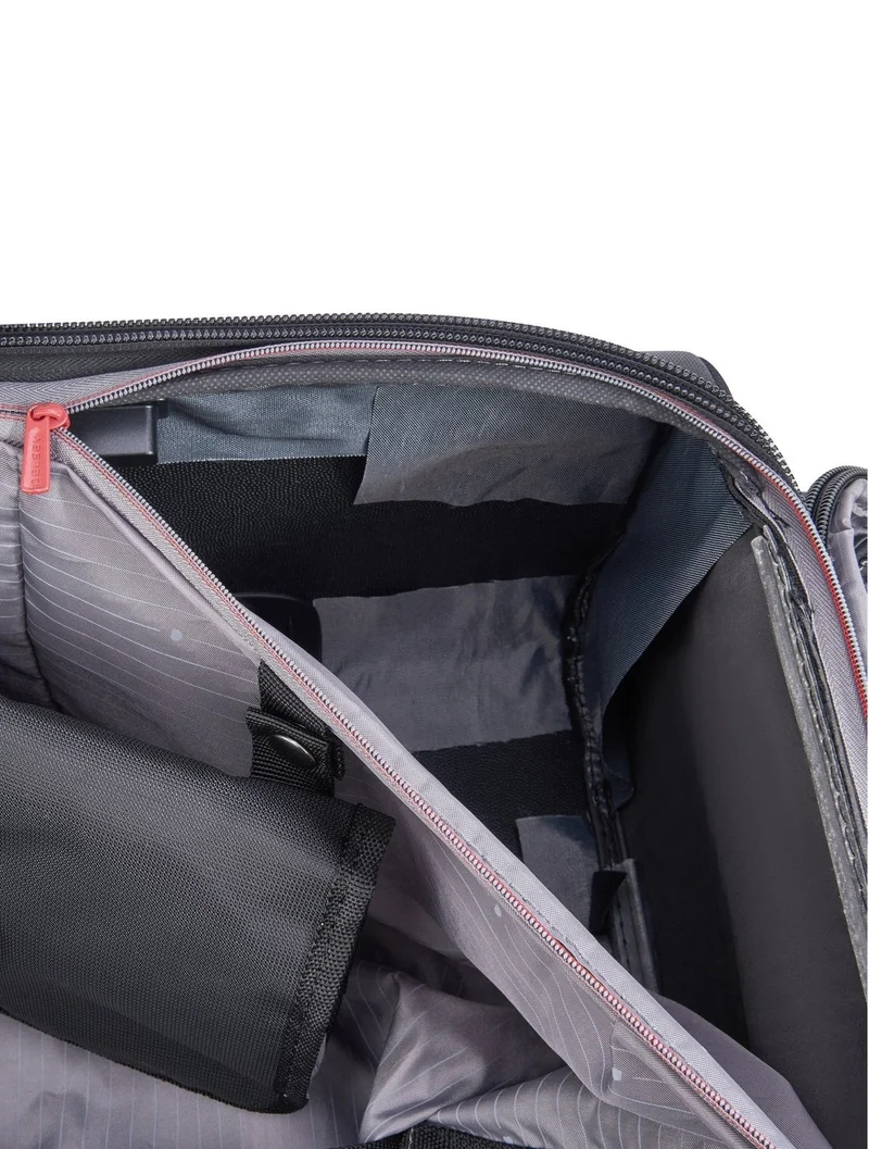 DELSEY Paris Medium Helium DLX 71 Cm Softcase 4-Double Wheeled Expandable Check-In Luggage Trolley - Black  | Best Price UAE