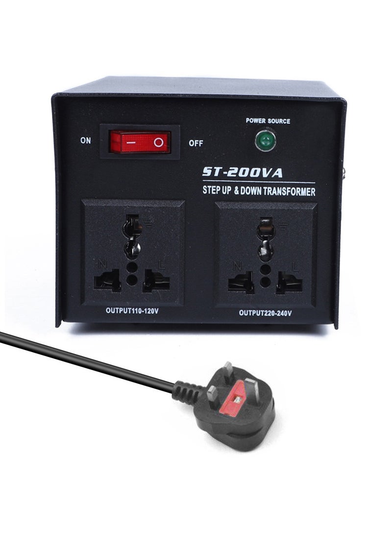 ذكي كفاءة تصعيد محول الطاقة 200 واط للاستخدام المنزلي الأجهزة الكهربائية المنزلية محول جهد كهربي - Image 1