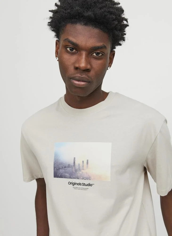 JACK & JONES Graphic Print Regular Fit T-Shirt