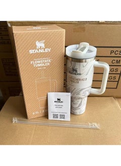 Stanley Quencher H2.0 FlowStatlVacuum Insulated Tumbler with Lid and Straw for Water, Iced Tea or Coffee, Smoothie and More, 40Ounce Stainless Steel  - Image 3