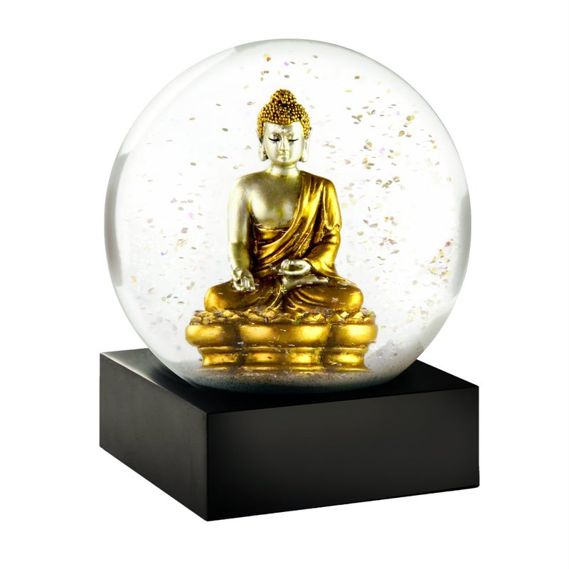 CoolSnowGlobes Gold Buddha Cool Snow Globe - Image 3