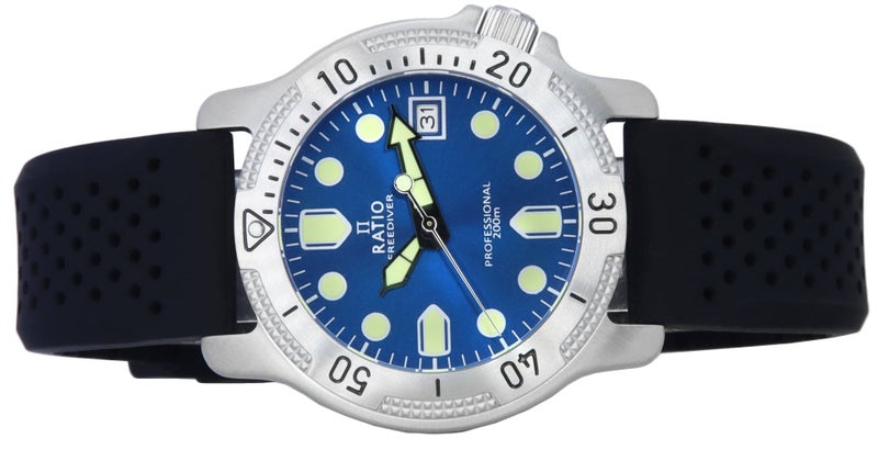 Ratio FreeDiver Professional Quartz Diver's RTF023 200M Men's Watch - Image 5