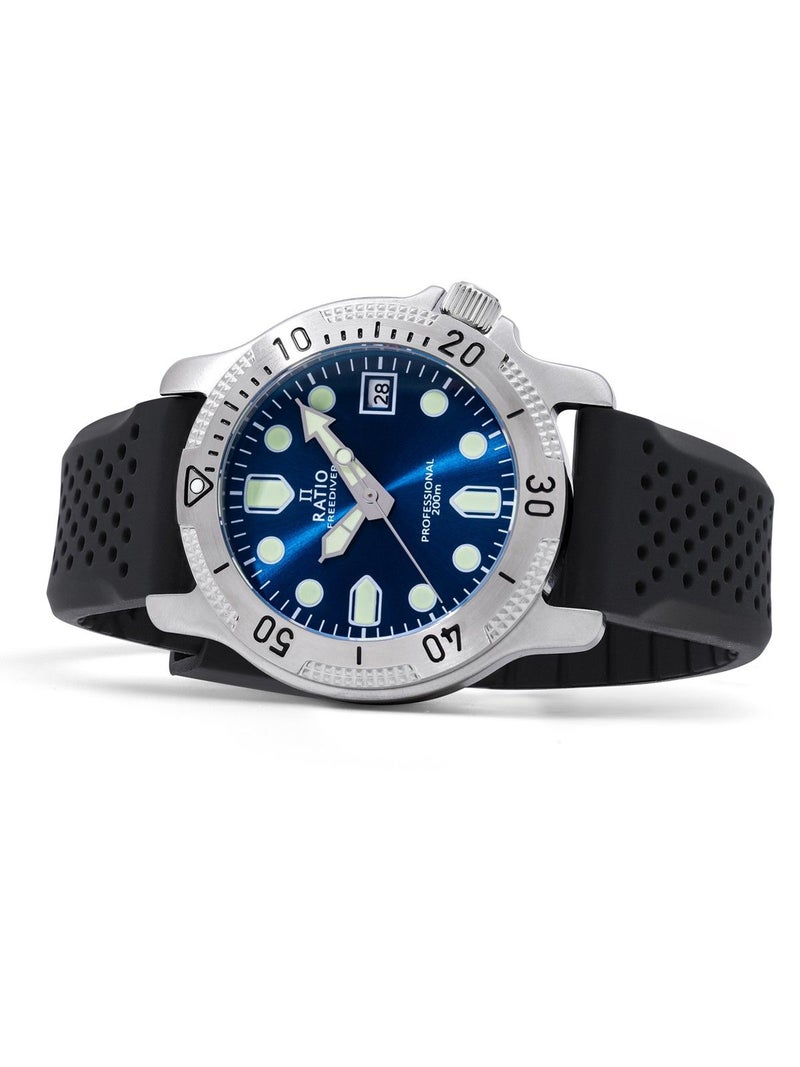 Ratio FreeDiver Professional Quartz Diver's RTF023 200M Men's Watch - Image 3