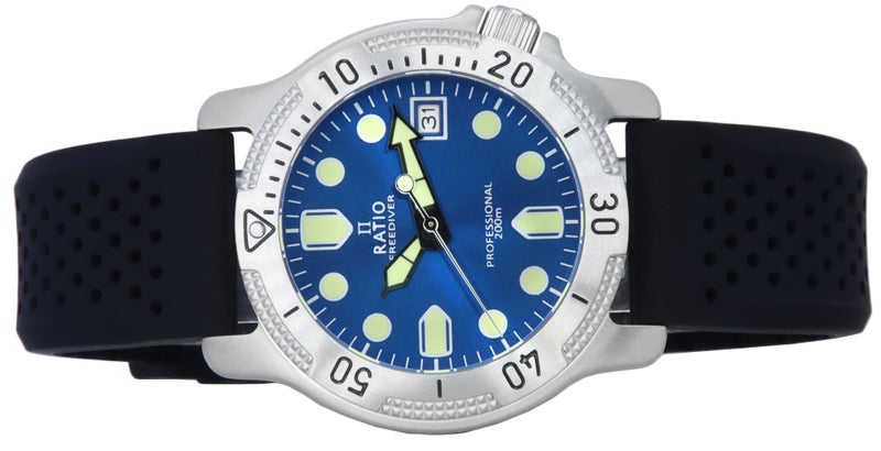 Ratio FreeDiver Professional Quartz Diver's RTF023 200M Men's Watch - Image 4