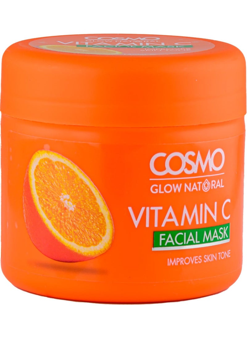 COSMO Cosmo Glow Natural Vitamin C Face Facial Mask For Unisex 150ml, Improves Skin Tone 
