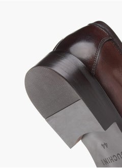 DUCHINI Men's Textured Slip-On Loafers  - Image 5