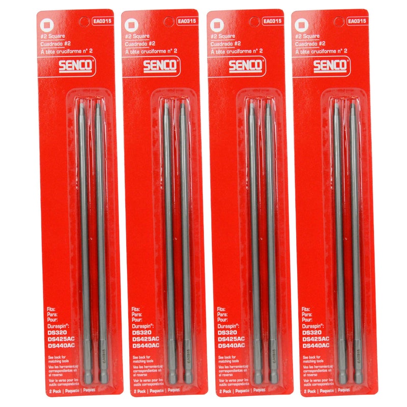 DURASPIN BIT SQ#2X9"2PK