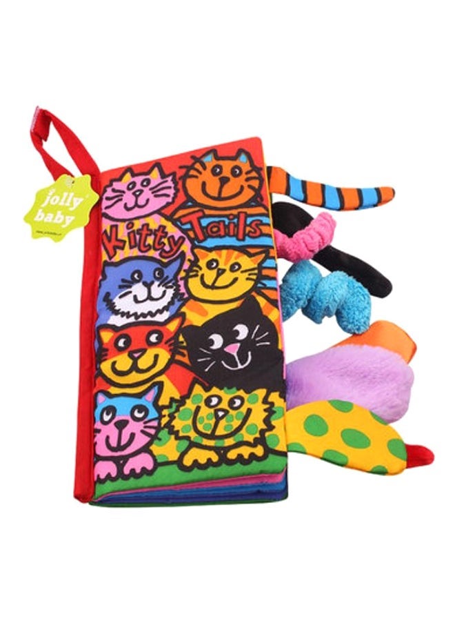 NIBEMINENT Baby 3D Soft Cloth Book With Animal Tail - Image 1