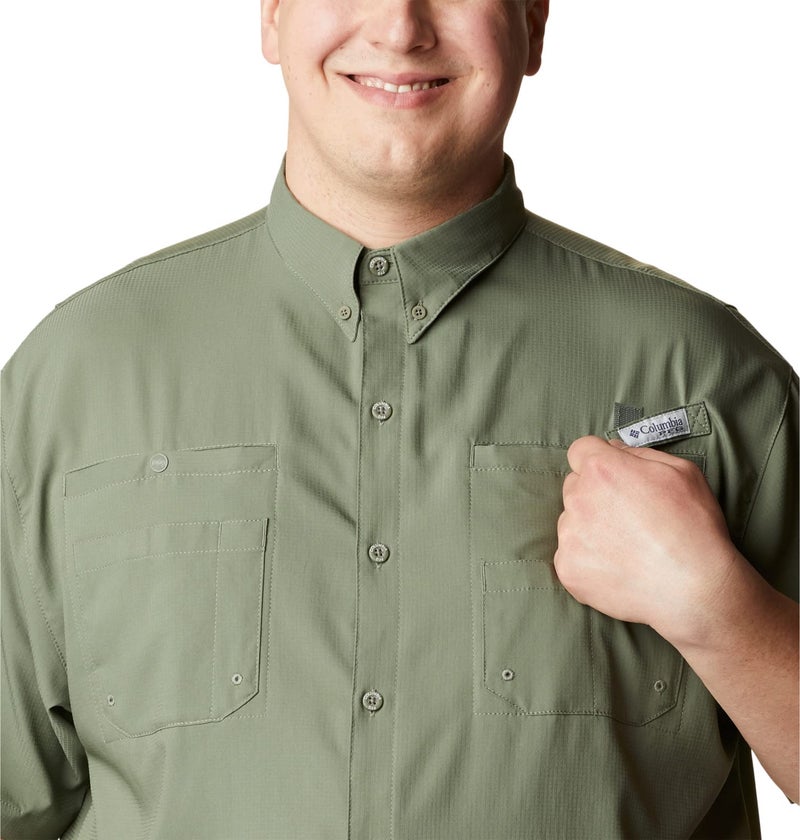 Columbia Mens PFG Tamiami II Short Sleeve Fishing Shirt, Cypress, X-Large - Image 4