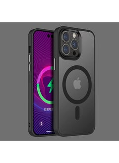 Raegr iPhone 14 Pro Max Case | Anodized Aluminum Bumper | Supports Mag-Safe Wireless Charging | Edge Armor Protective Minimal Case Designed for iPhone 14 Pro Max (6.7-Inch) 2022 -Dark Purple RG10456  - Image 1