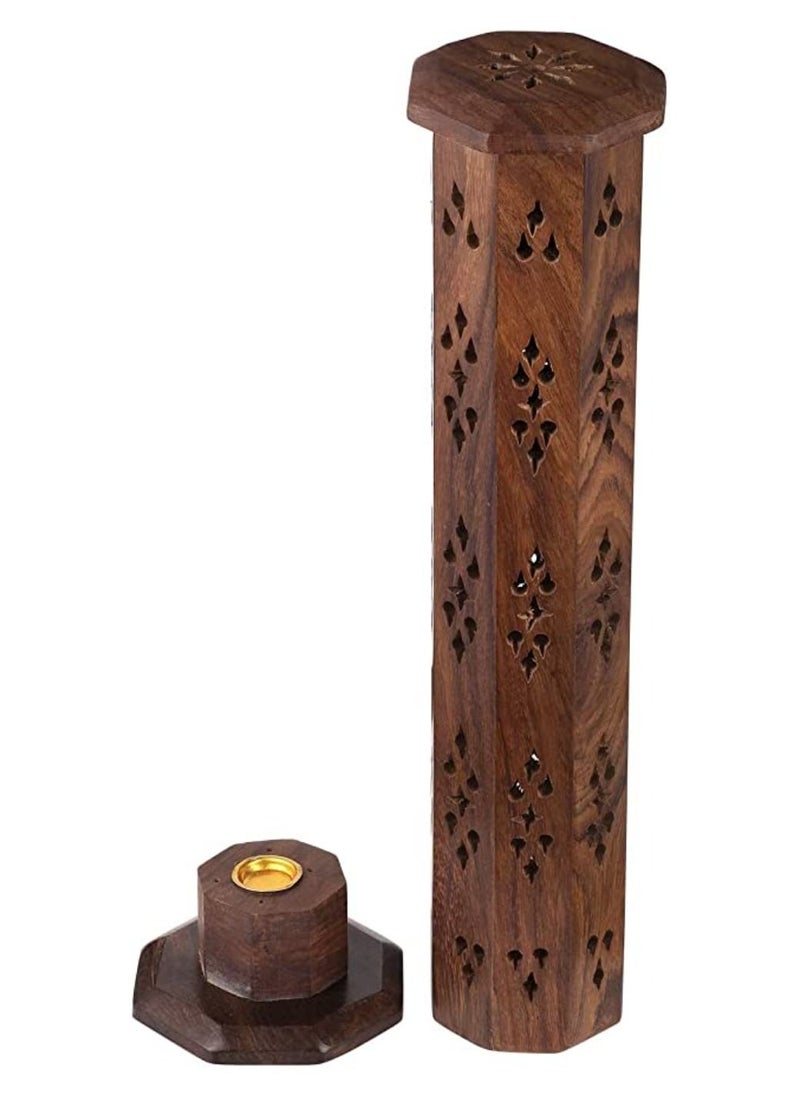 QUESERA Wooden Incense stick holder Mabkhara  - Image 3