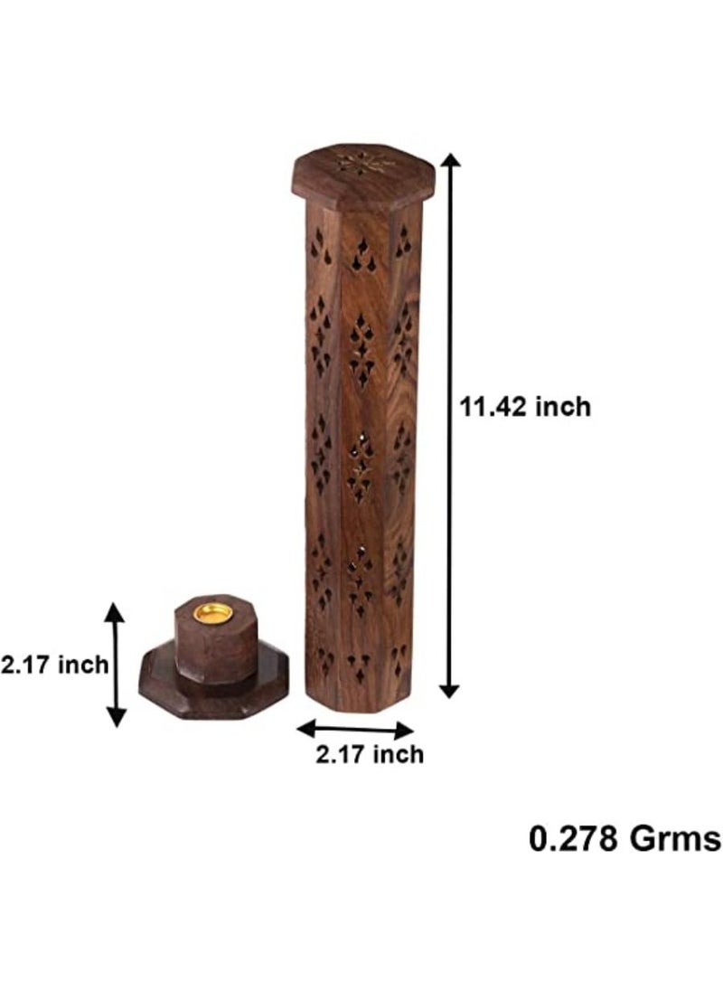 QUESERA Wooden Incense stick holder Mabkhara  - Image 4