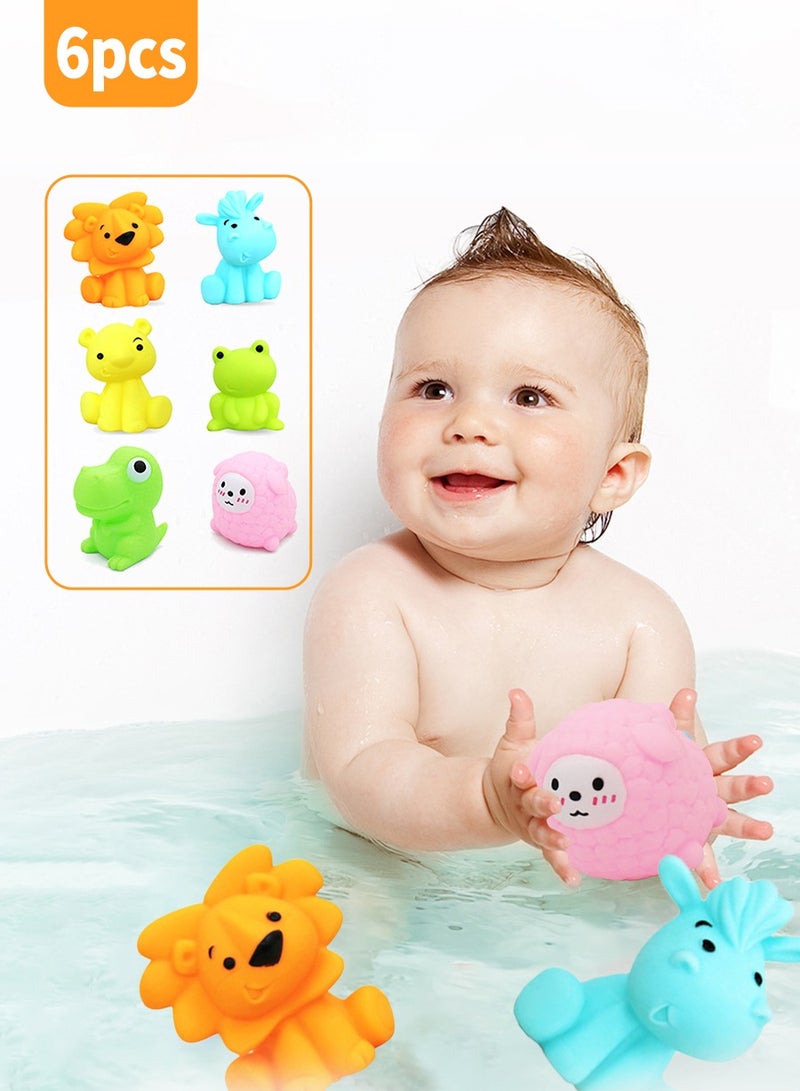 6pcs bath toys,toddler bath toys,kids water toys,shampoo toys,swimming pool toys gift set. - Image 1