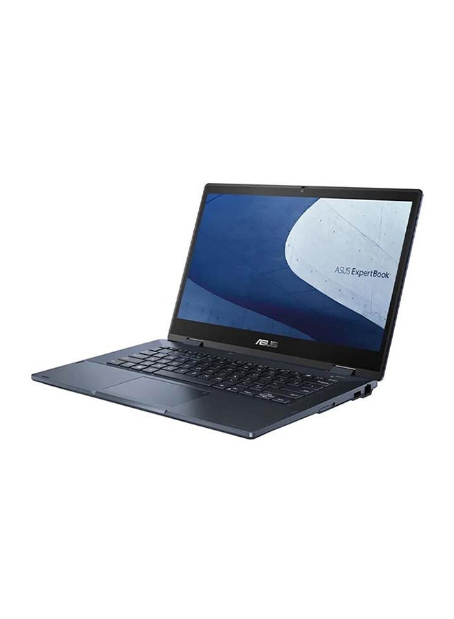 ASUS ExpertBook B3402 Flip Laptop With 14-Inch FHD Touch Display, Intel Core i5-1235U Processor 1.3 GHz/8GB RAM/512GB SSD/Intel UHD Graphics/Free DOS  FingerPrint , NumberPad , DOS ,US Military-Grade Standard 810H, Stylus Pen English/Arabic Star Black - Image 4