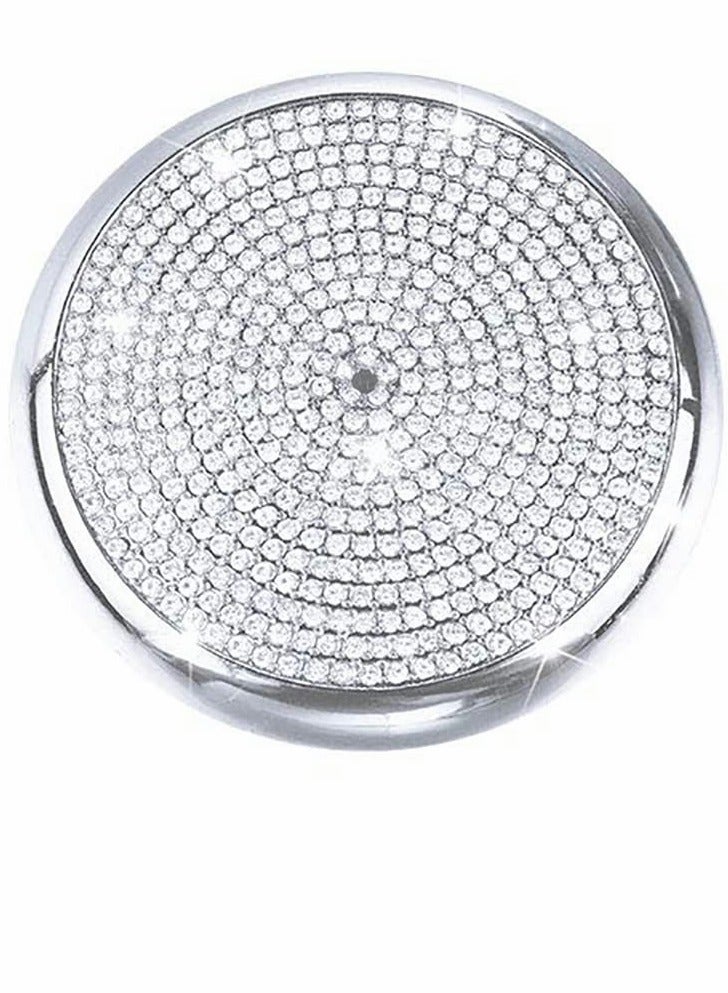 كاست ويف زخارف مركزية لمقبض إكسسوارات مرسيدس بنز قطع لامعة W204 X204 W166 X166 C GLK Class أغطية منظم التحكم المركزي للوسائط المتعددة للنساء والرجال باللون الفضي الكريستالي - Image 1