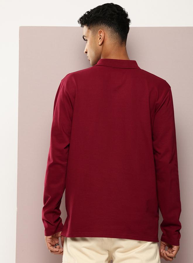 Dillinger Men Oversized Long Sleeve Polo - Image 3