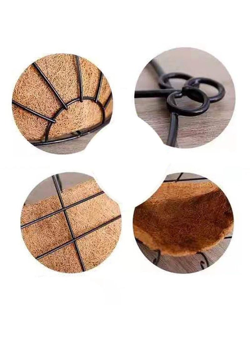 لينجوي حامل زهور معلق على الحائط من الحديد  - Image 4