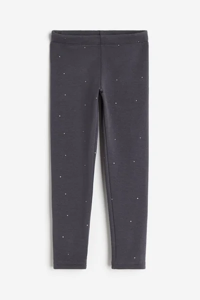H&M Kids Aop Brushed Inside Leggings