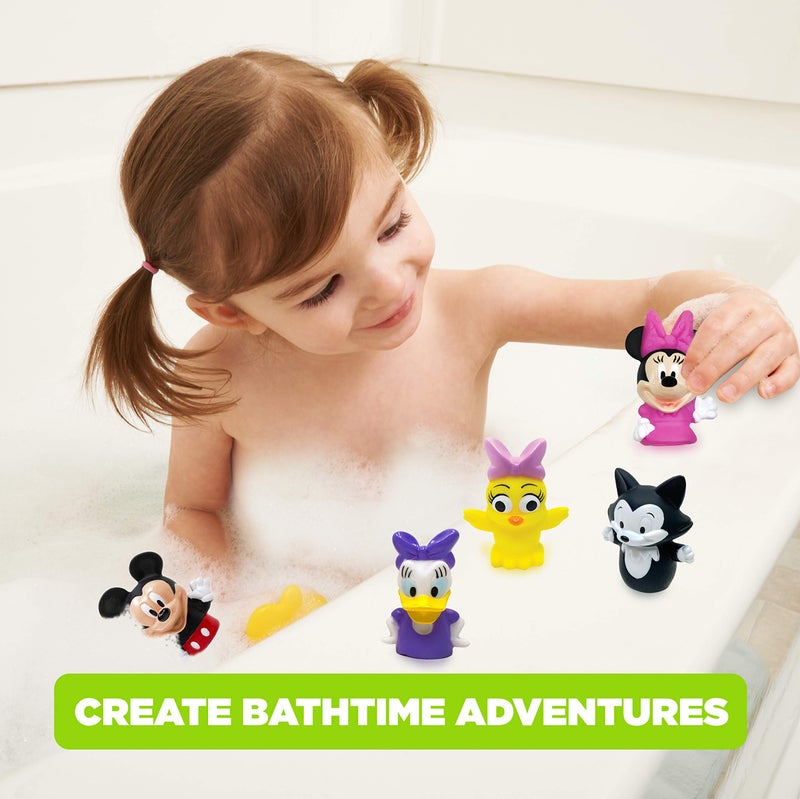 ginsey Disney Mickey & Friends 10 Piece Finger Puppet - Party Favors, Educational, Bath Toys, Story Time, Floating Pool Toys, Beach Toys, Finger Toys, Playtime - Image 2