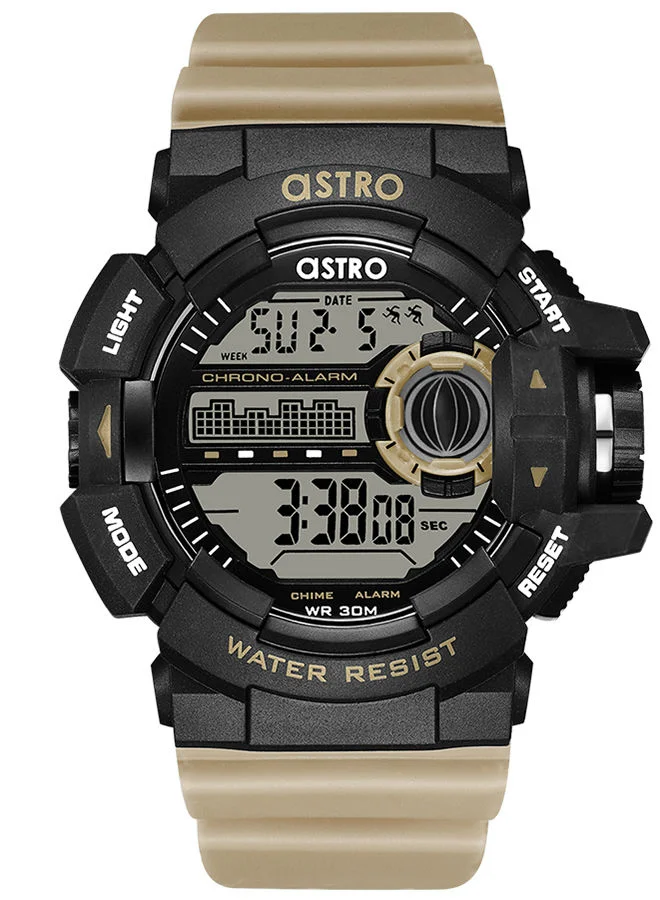 ASTRO Kids Unisex Digital Round Polyurethane Wrist Watch A9917-PPCB