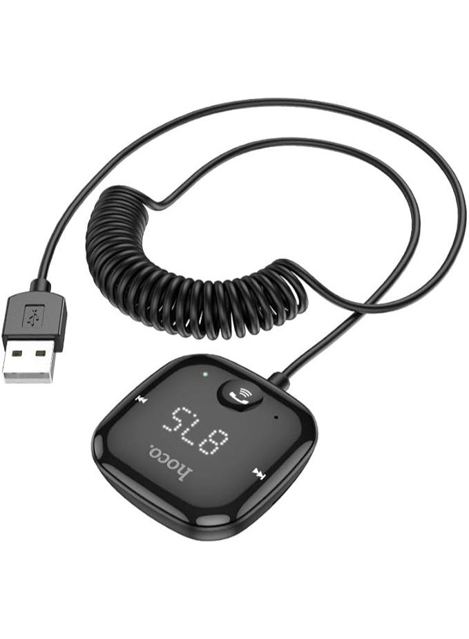 Hoco E65 Bluetooth FM Transmitter for Car - Image 4