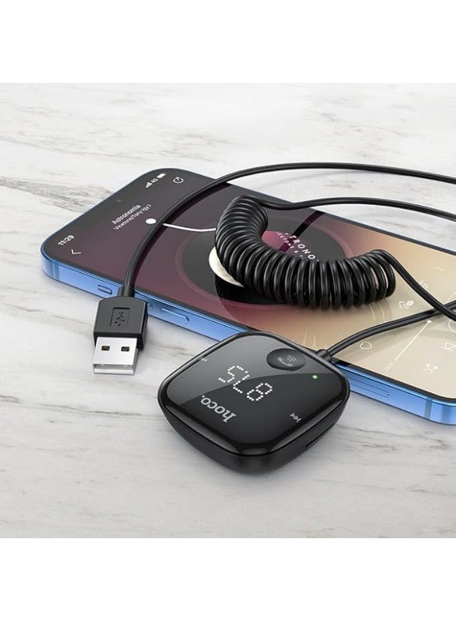Hoco E65 Bluetooth FM Transmitter for Car - Image 5