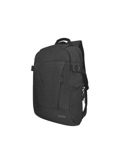 Premium Comfortable 15.6 Inch Laptop Backpack With Secure Zippers, Side Pockets, Padded Straps And Lightweight Design Black
