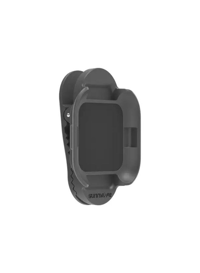 Black Magnetic Backpack Clip for Insta360 GO Ultra Heavy Duty Vertical Horizontal Mount - Image 1