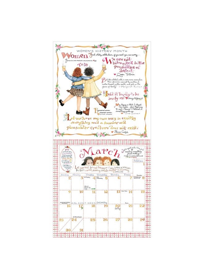 TF Publishing 2025 Susan Branch Wall Calendar - Large Grids For Appointments And Scheduling - Vertical Monthly Wall Calendar 2025 - Home And Office Organization - Premium Matte Paper - 12"X12”  - Image 3
