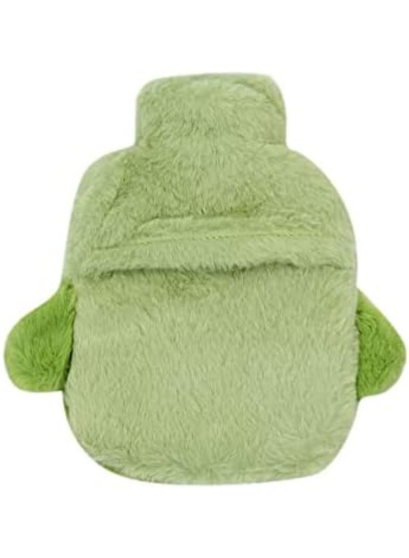 Luckam Hot Water Bottle with Soft Cover Water Bag with 3D Cartoon Plush Cover, for Neck, Shoulder Pain and Hand Feet Warmer, Menstrual Cramps, Hot Compress and Cold Therapy - Image 5