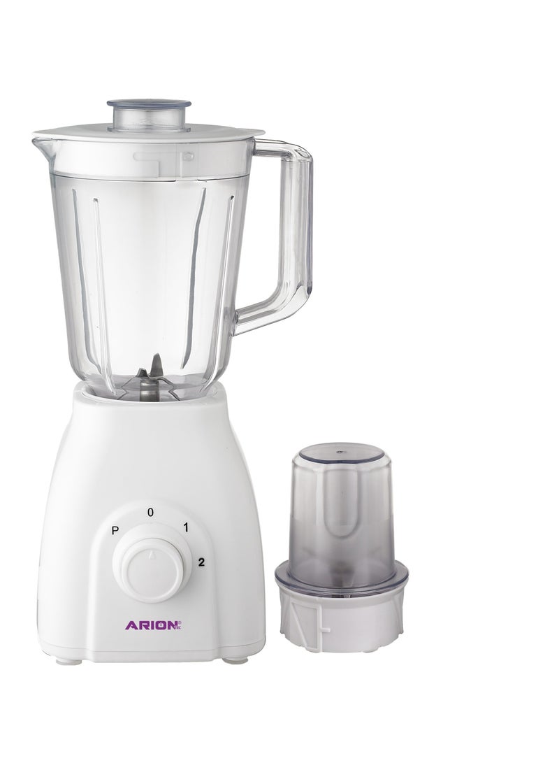 أريون خلاط 2 في 1 AR-605 - 600 وات، ابيض 