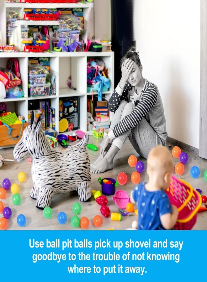 PalkSky Ball Pit Balls Pick Up Shovel, Plastic Ball Collector for Toddlers/Kids/Pets, Portable Pool Balls Retriever Scooper - Image 2