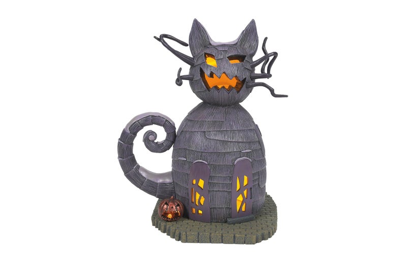 Department 56 Disney The Nightmare Before Christmas Village The Cat House Lit Building 827 Inch Multicolor