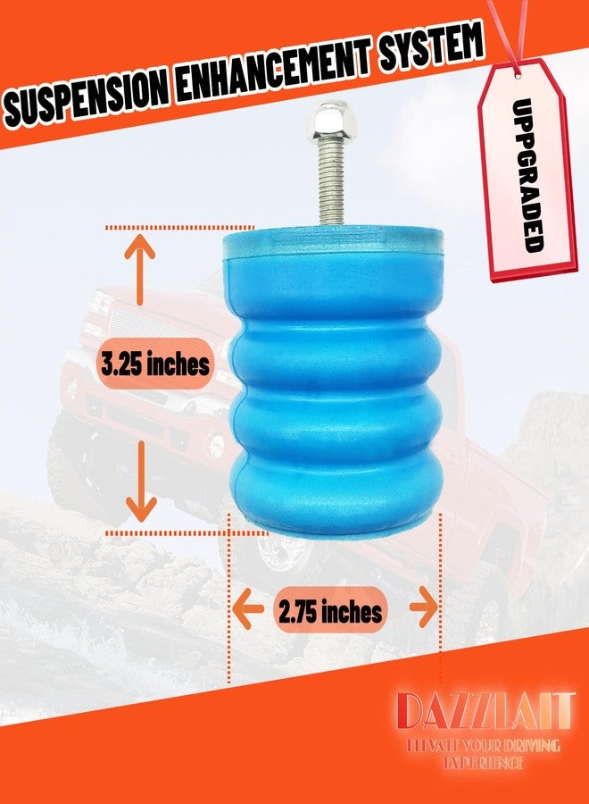 DAZZLAIT SSF-604-40 Rear Suspension Enhancement System | Bump Stop Fit for TOYOTA Tacoma, Tundra, FJ Cruiser, Pickup, Hilux, Land Cruiser | For LEXUS LX470 | Set of 2 | Rear Suspension Helper Springs - Image 4