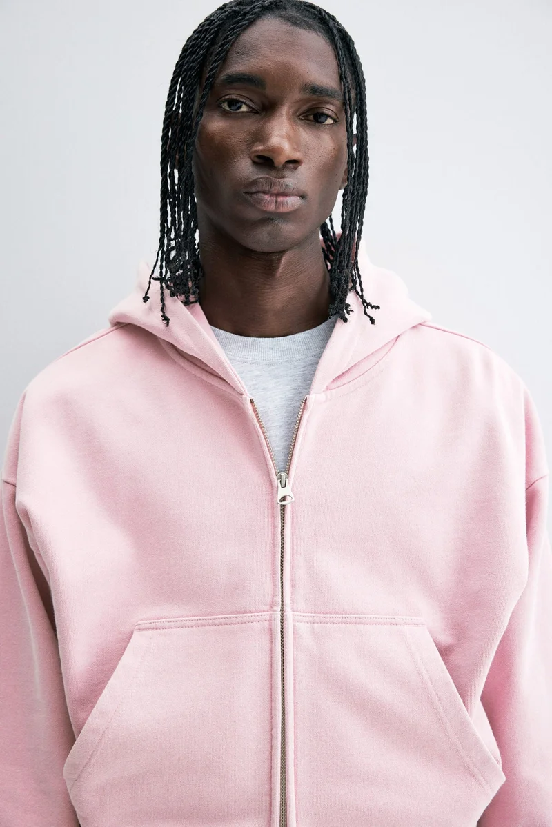 H&M Oversized Fit Zip-through hoodie